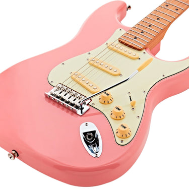 Guitarra Jet Guitars Electrica Js300, Burgundy Pink